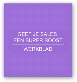 geef je sales een superboost